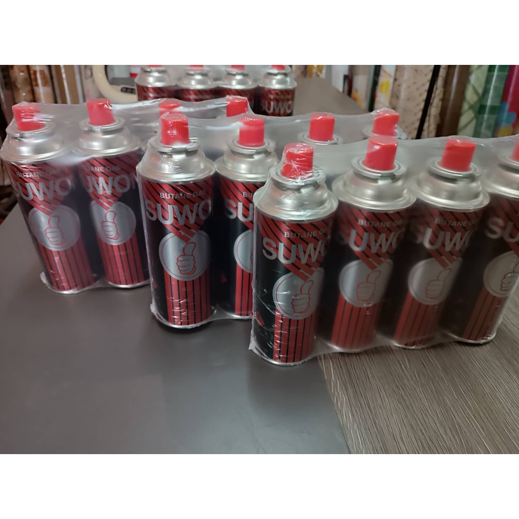 Suwon Butane Gas Cartridge (220g) For Portable Gas Range Stove Made in