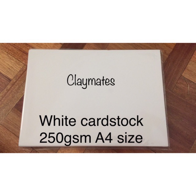 White Cardstock / Matte Paper Shopee Philippines