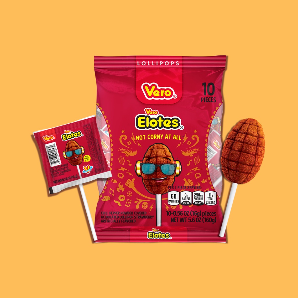 Vero Elotes Chili Pepper Powder Covered Strawberry Lollipop Shopee