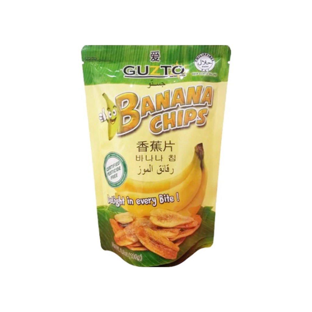 Guzto Banana Chips Original 100g Shopee Philippines
