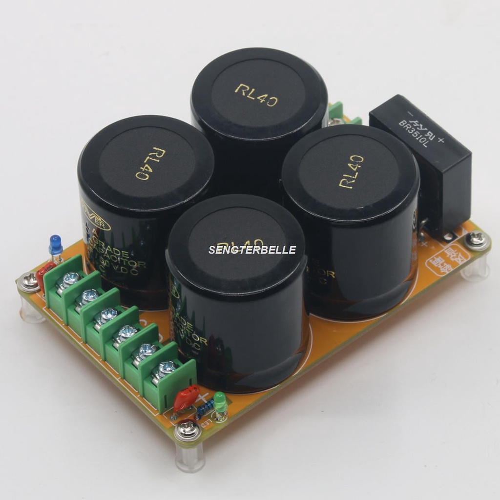 HiFi Dual 10000UF 50V Power Supply Rectifier Filter Board 35A Power Kit