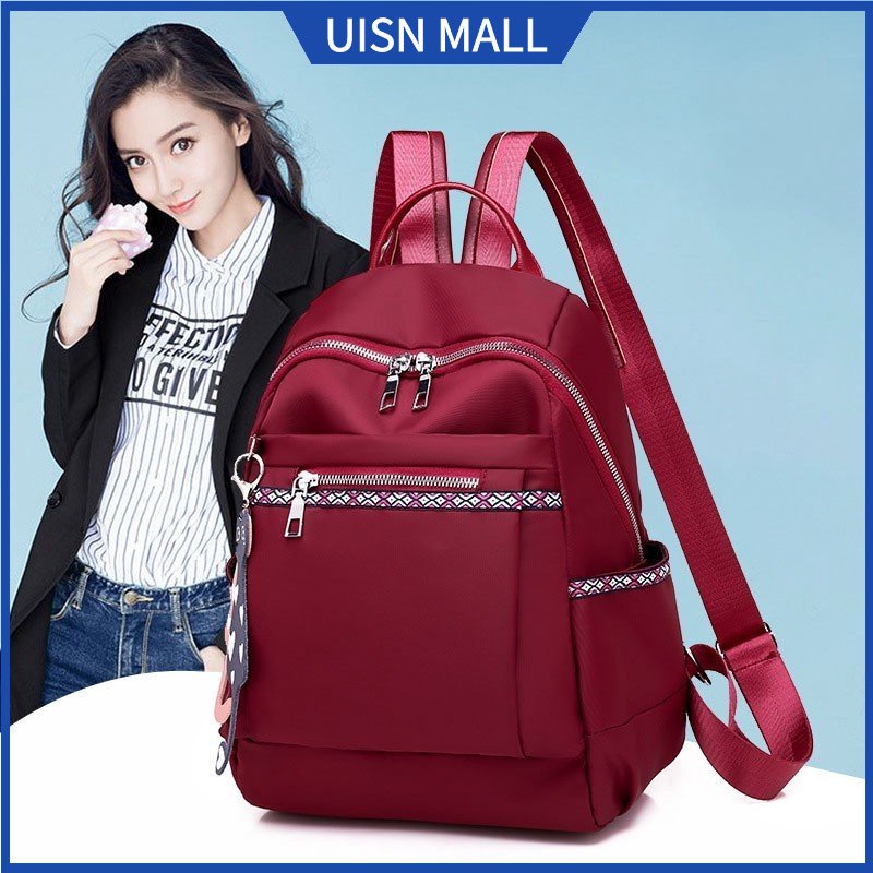 UISN H1120 Korean Backpack Antitheft Oxford Large Capacity Backpack