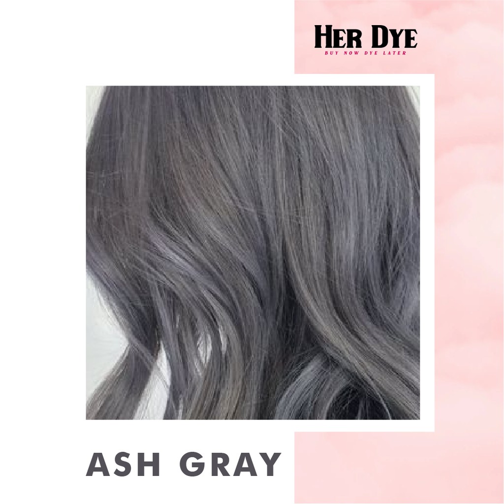 ASH GRAY Bremod Complete DIY Hair Color Set 11pcs Shopee Philippines