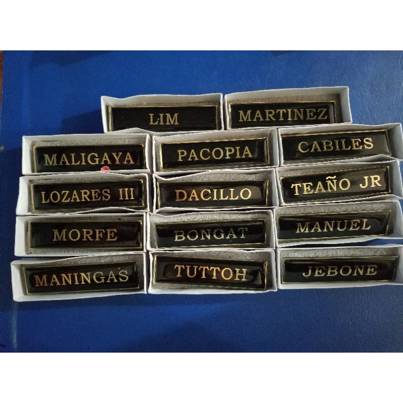 Nameplate for Uniform Shopee Philippines