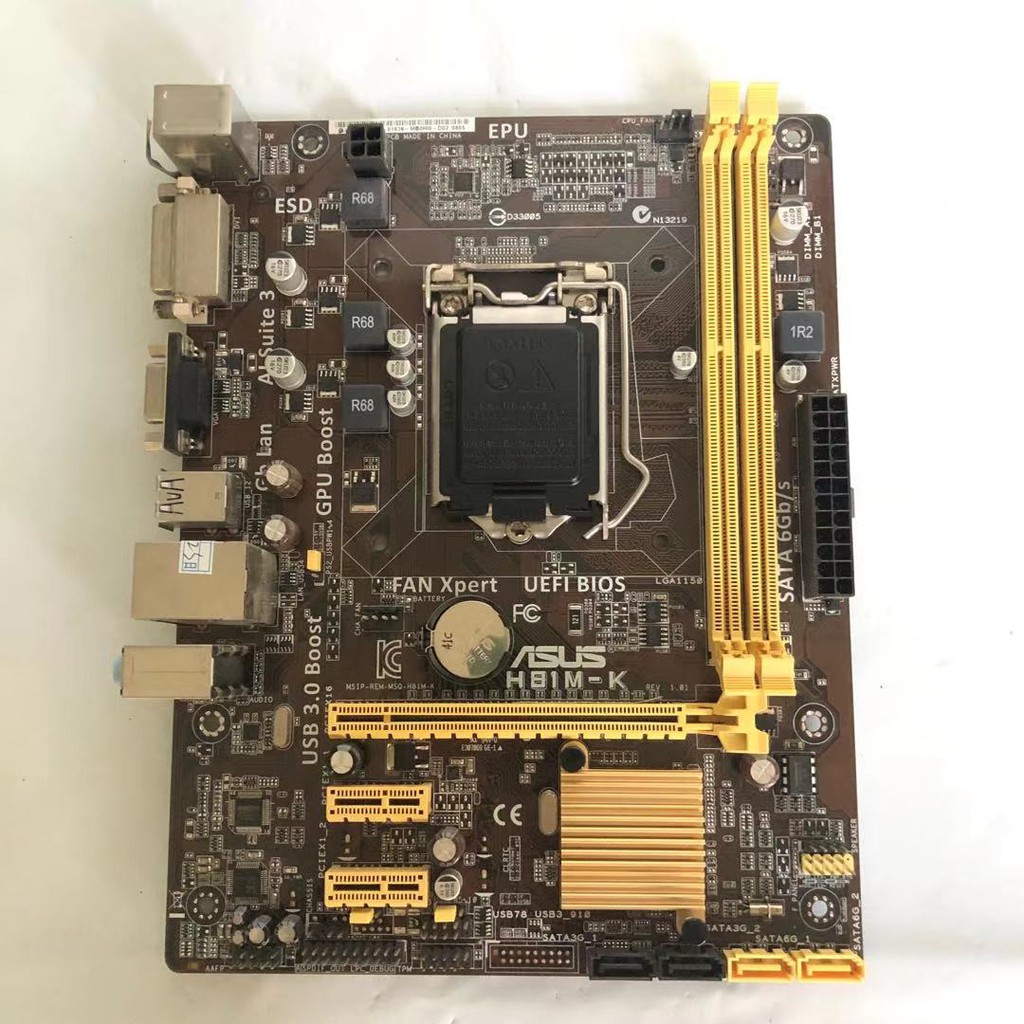 Asus H81MK Desktop Motherboard H81 Socket LGA 1150 i3 i5 i7 DDR3 16G