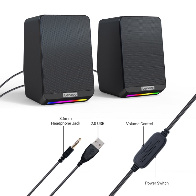 Lenovo Thinkplus TS38 Desktop Portable Speaker Stereo 3D Surround good