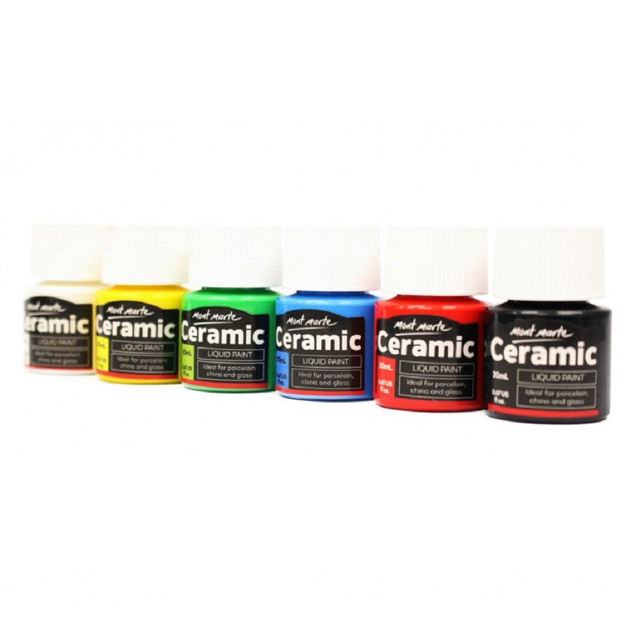 Mont Marte セラミックペイント 6pce x 20ml Ceramic Paint 最大69OFFクーポン