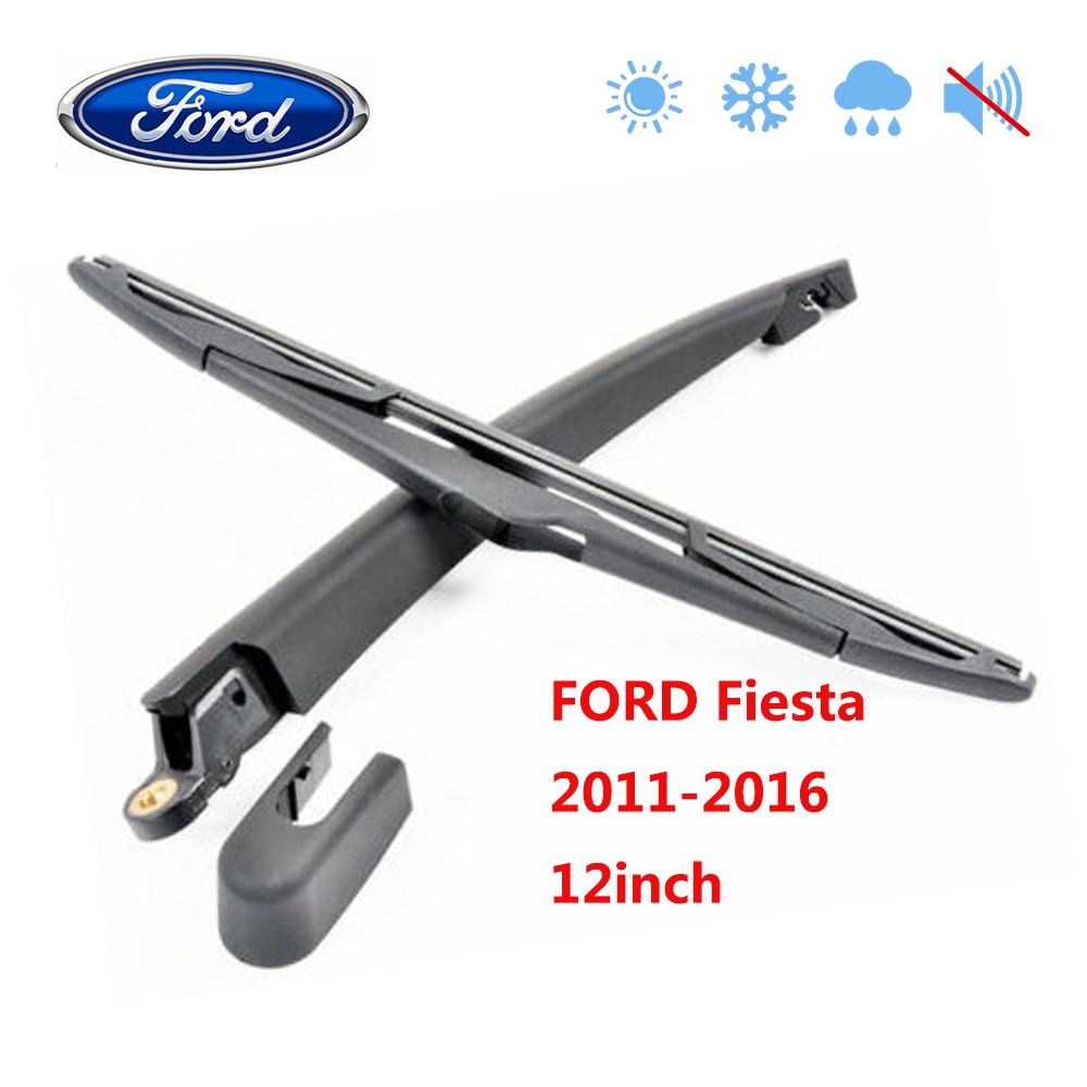 Rear Wiper Arm Blade Set Fit For Ford Fiesta 12INCH 20112016 Back