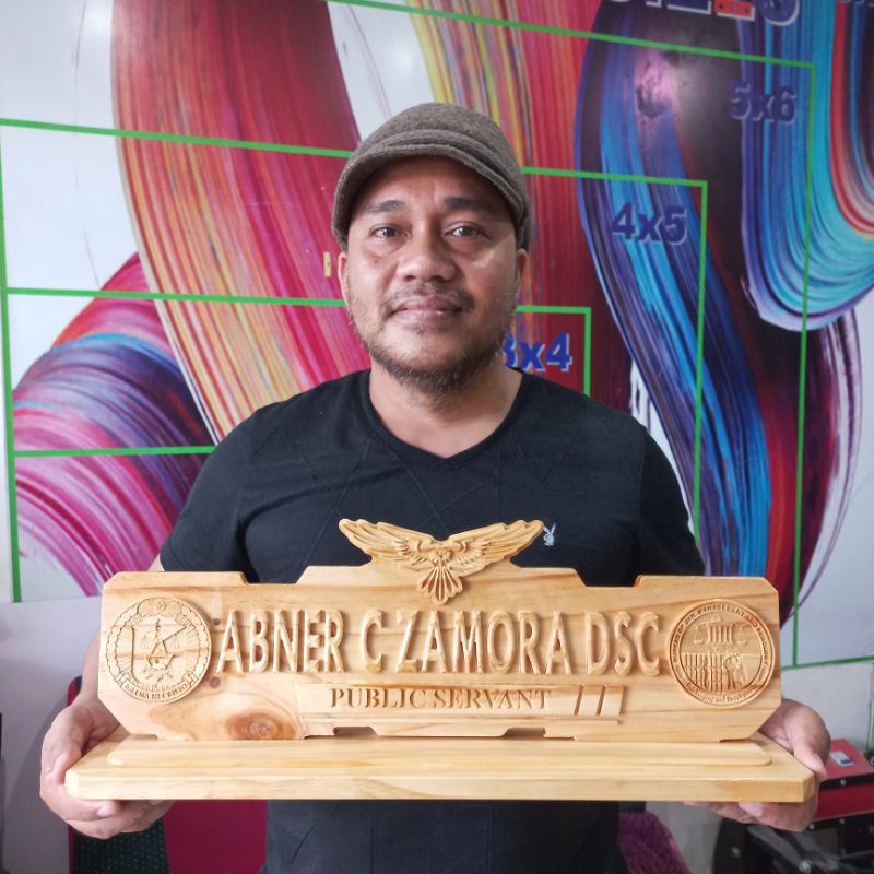 Wooden Table Name Plate Shopee Philippines
