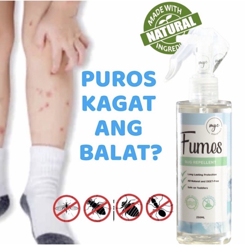 Fumes Natural Bug Repellent 250ml Spray / Premium Product / Fight