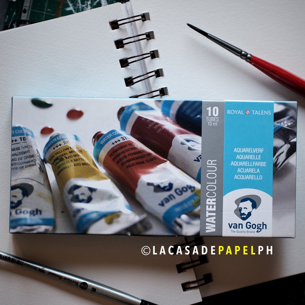 Van Gogh Watercolor Set (Assorted Colors, Set of 10) Shopee Philippines