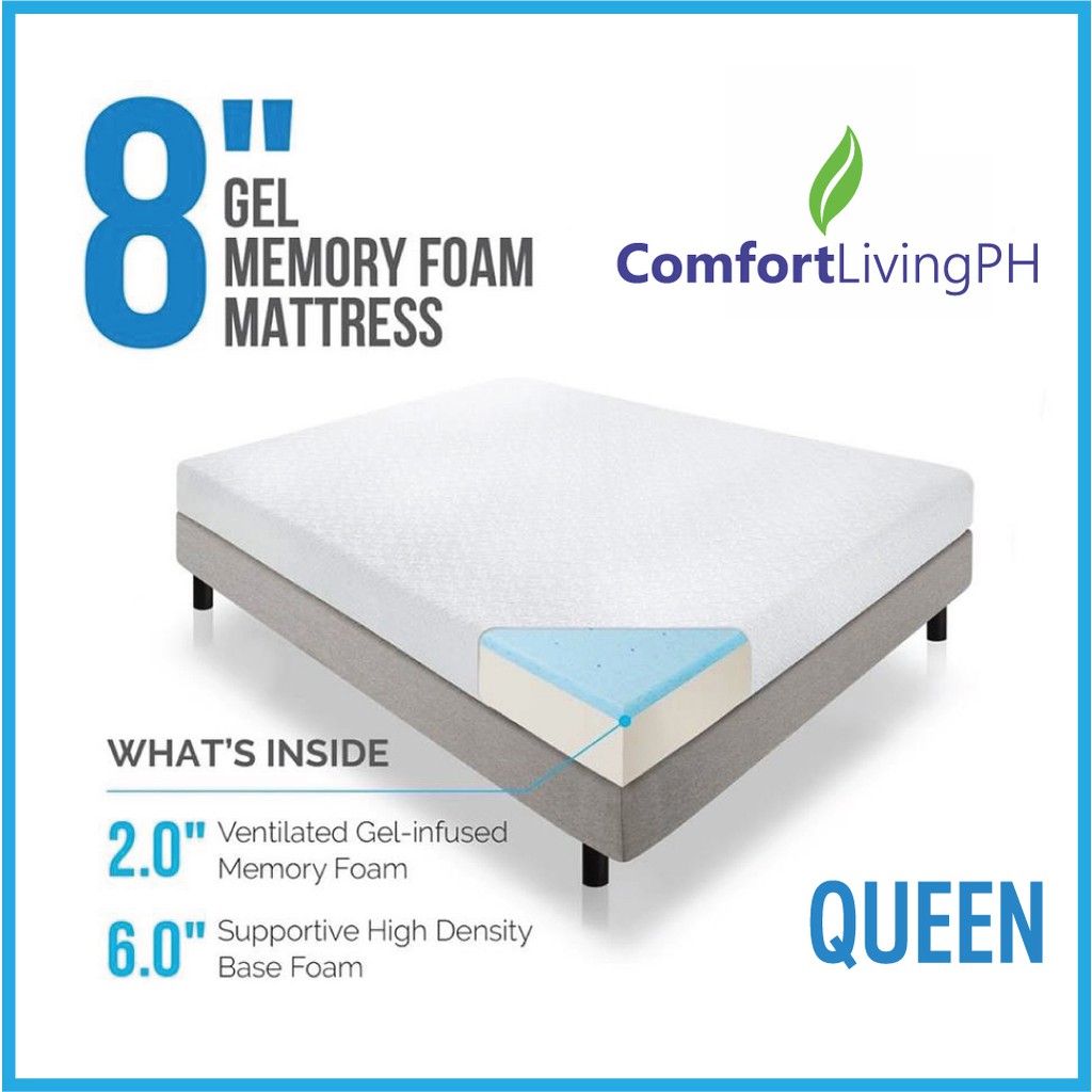 COMFORT LIVING PH Premium Memory Foam Mattress 8 inch Queen 60x75