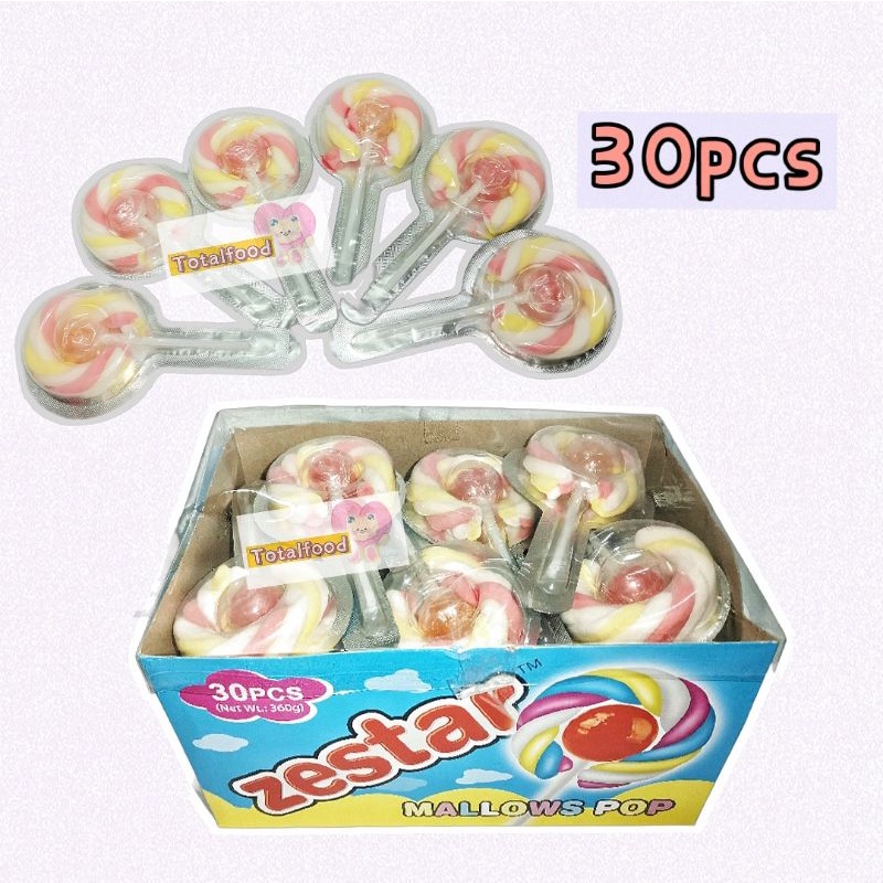 Zestar Mallow Pop lollipop with Marshmallow cotton candy Shopee Philippines