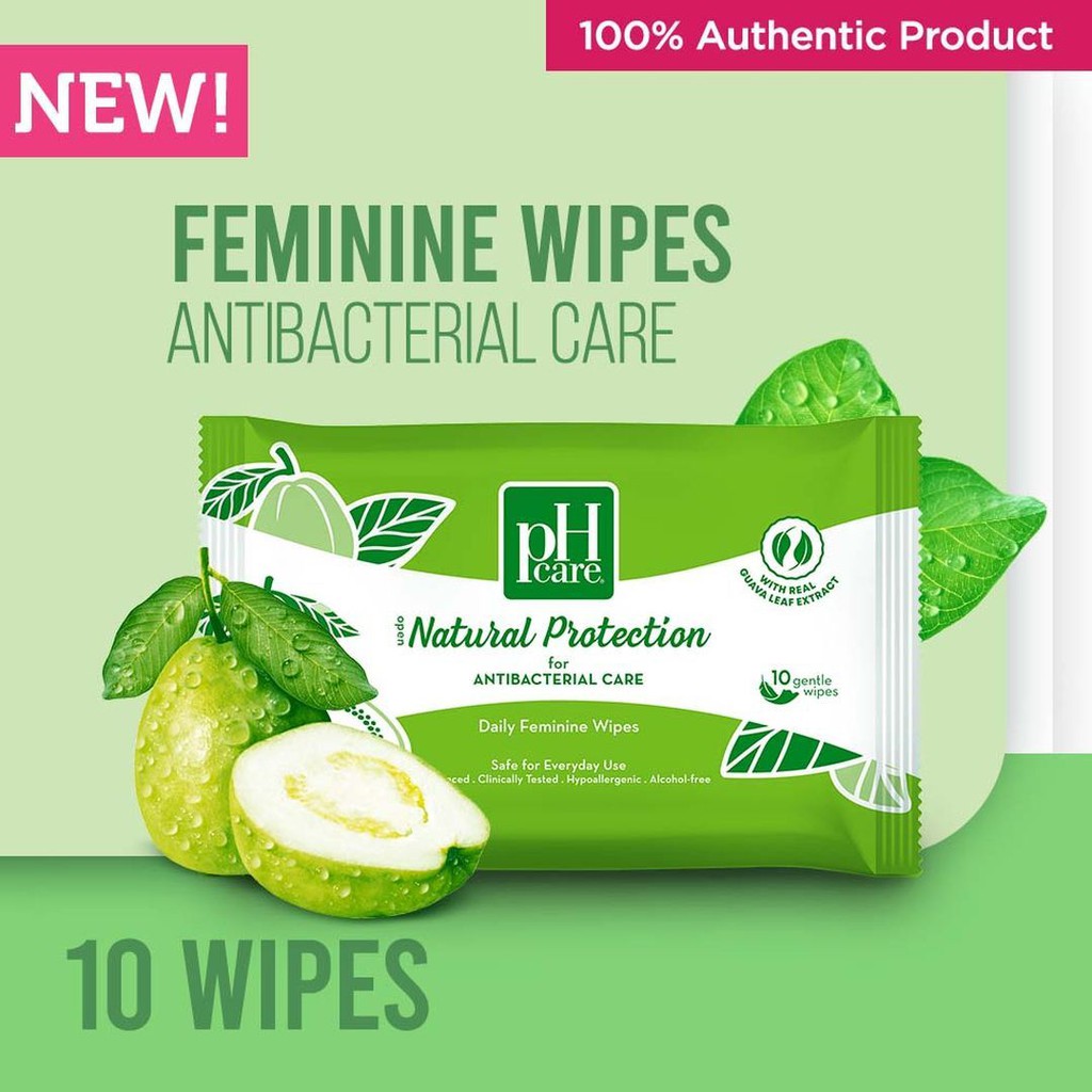 pH Care Daily Feminine Wipes Natural Protection 10s Shopee Philippines