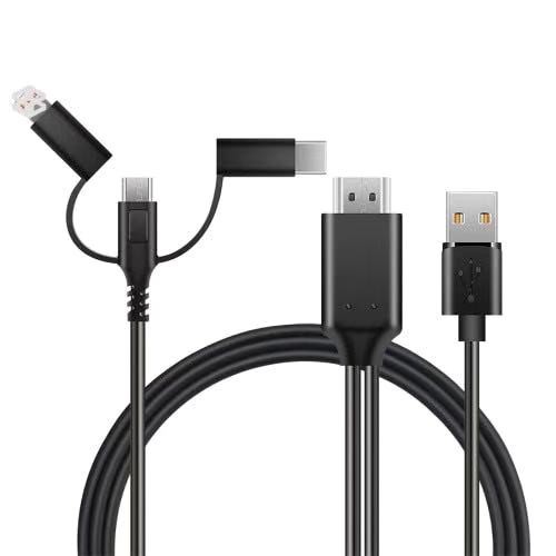 USB 3in1 HDMI cable 4K Android to HDTV HDMI Cable Phone