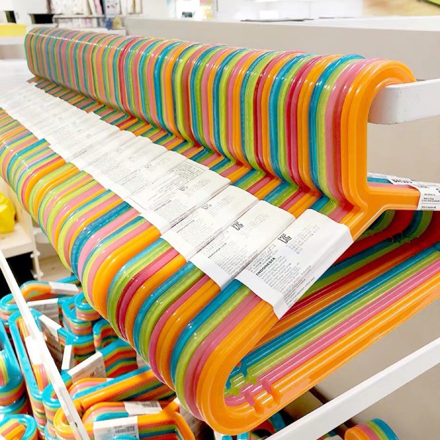 IKEA Bagis Children's Candy Coat Hanger (8 pcs) Shopee Philippines