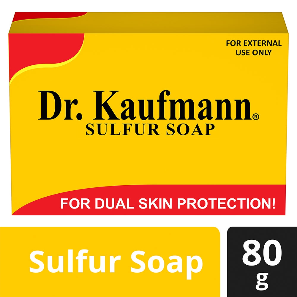 Dr. Kaufmann Skin Cleansing Sulfur Soap and Antibacterial Bar Soap with