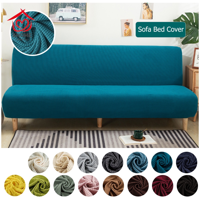 XHOME Thicken sofa bed cover single armless sofa cover stretchable