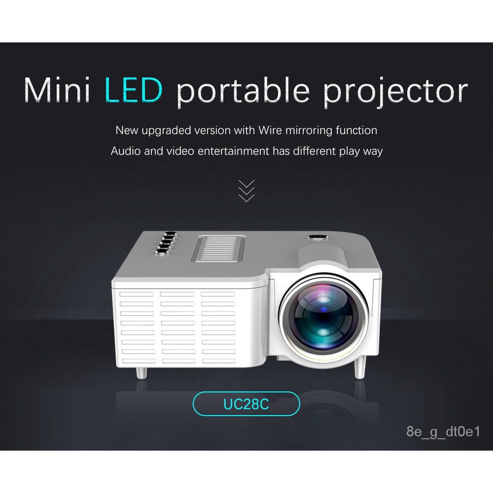 UNIC UC28C projector 50lumens USB TFcard LEDMini Projector Shopee