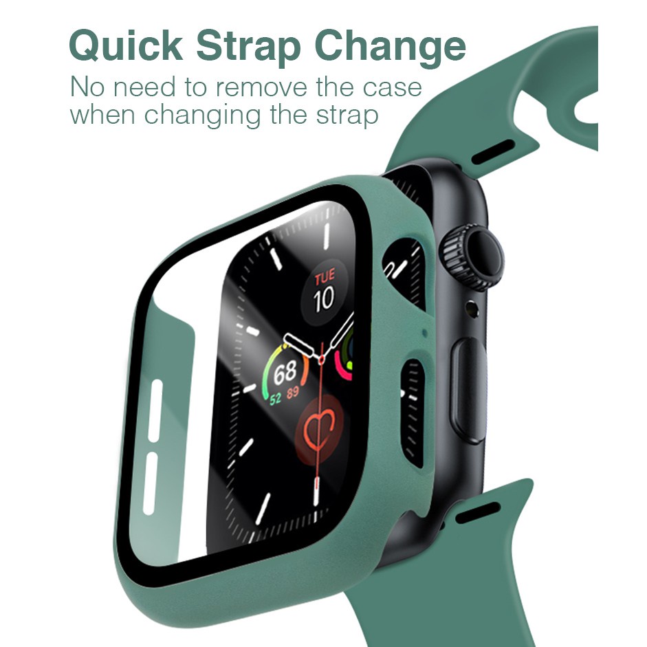 for Apple Watch Case Cover with Screen Protector Full Protective Case
