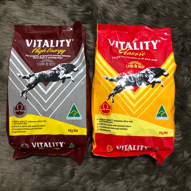Vitality Dog Food Original Packaging 1 kg Shopee Philippines