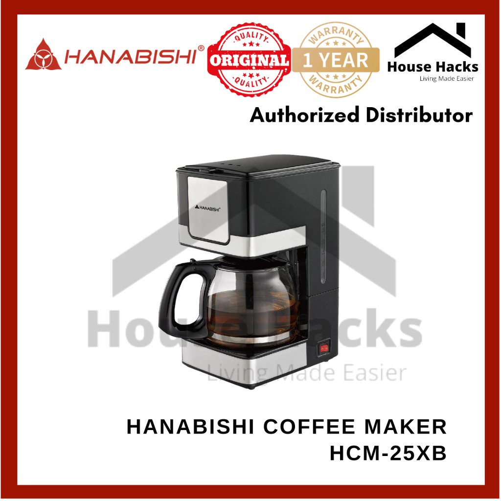 Hanabishi Coffee Maker HCM 25XB (House Hacks) Shopee Philippines