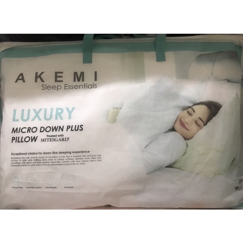 "AKEMI " Sleep Essentials Pillow. Shopee Philippines