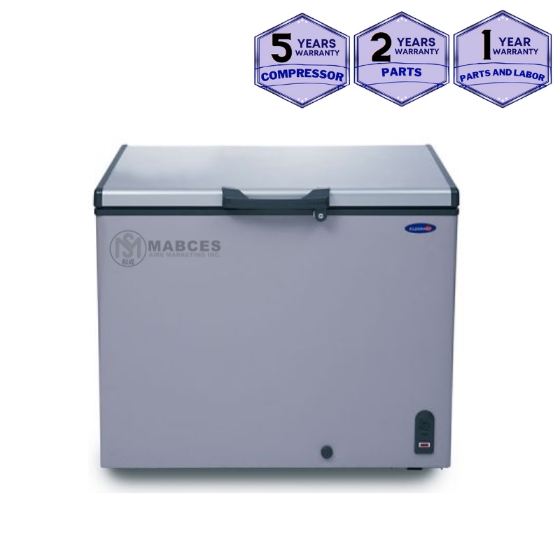 Fujidenzo 5.5cu.ft. Dual Function, Solid Top w/ Sliding Glass Chest