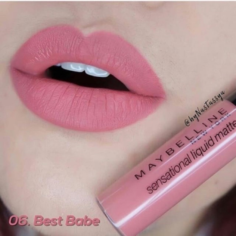 Maybelline Sensational Liquid Matte Lip Tint Cheek Tint Makeup Best Babe (April 2022