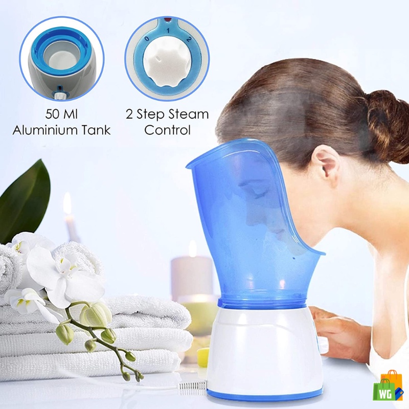 Facial Steamer Inhaler Vaporizer for Face, Nose, Cold, Cough & Sinus Home Facial Steamer