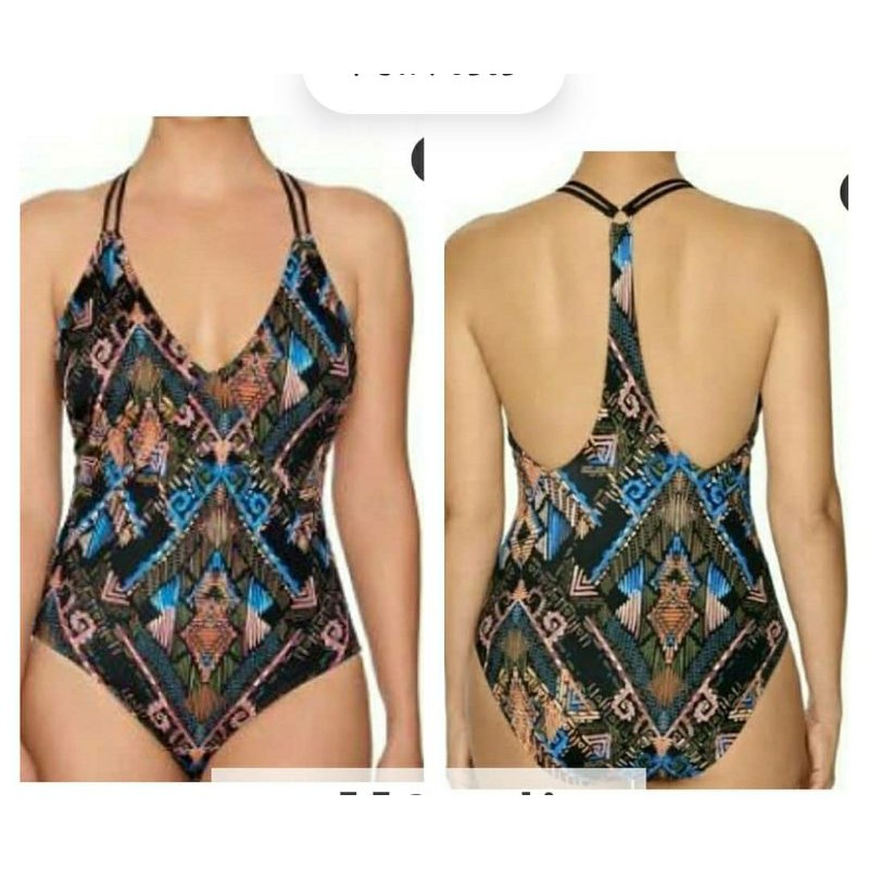 Time and tru one piexe swimsuit Shopee Philippines