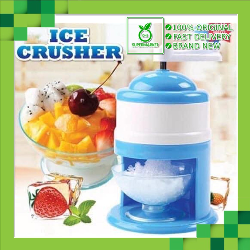 One Supermarket Manual Ice Crusher Hand Crank Mini Ice Shaving Ice
