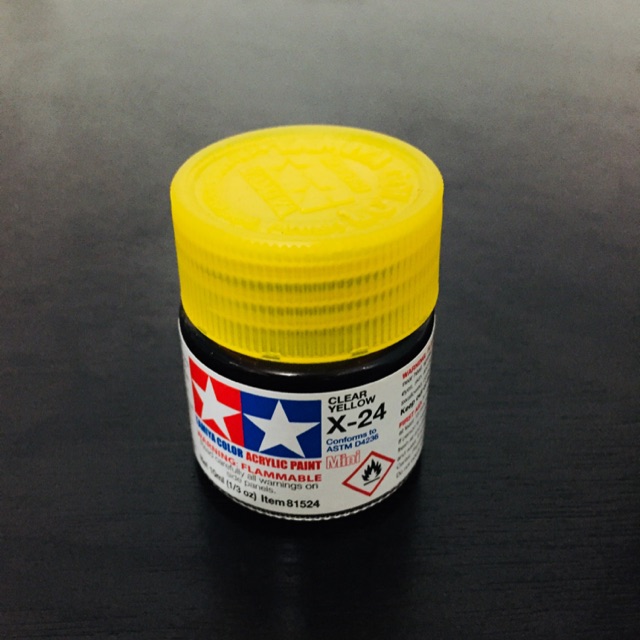 Tamiya X24 Clear Yellow Acrylic Gloss Paint 10ml Shopee Philippines