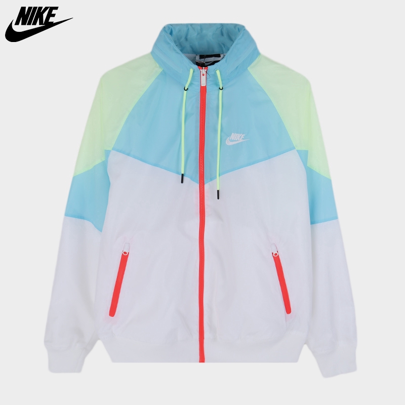 Nike Original Authentic Windbreaker Jacket Sport Coat Men Clothes Long