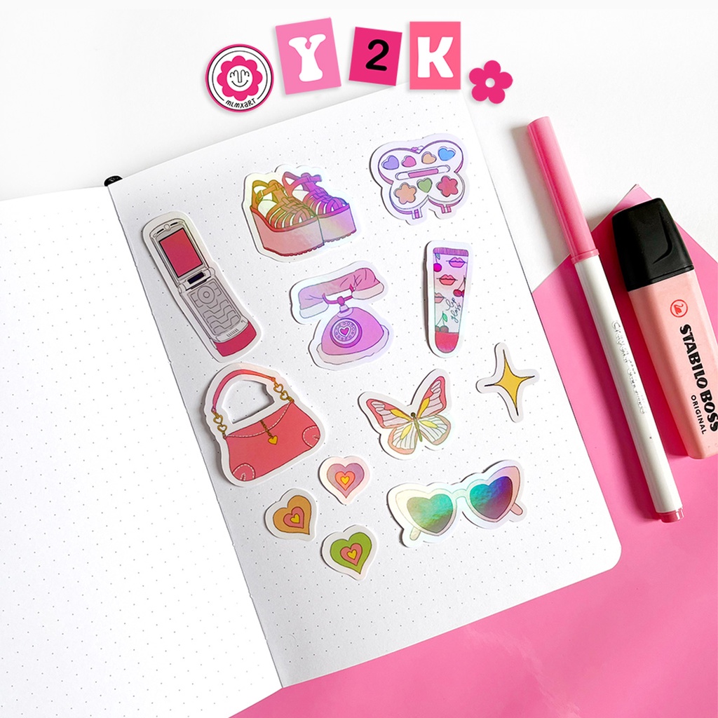 mlmxart Y2K Sticker [Per Piece] Bullet Journal / Planner / Laptop