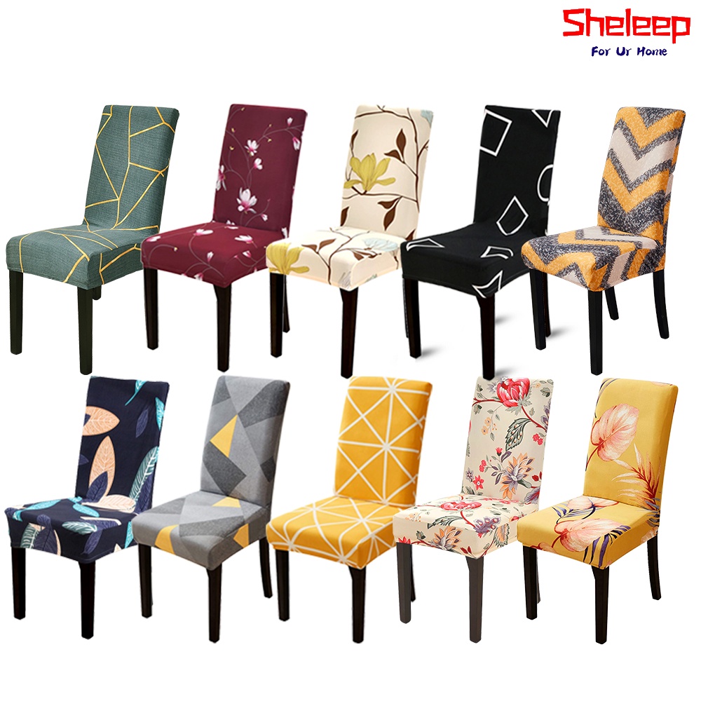 Sheleep 1/2/4 Pcs Dinning Room Chair Covers Stretch AntiDirty Chair