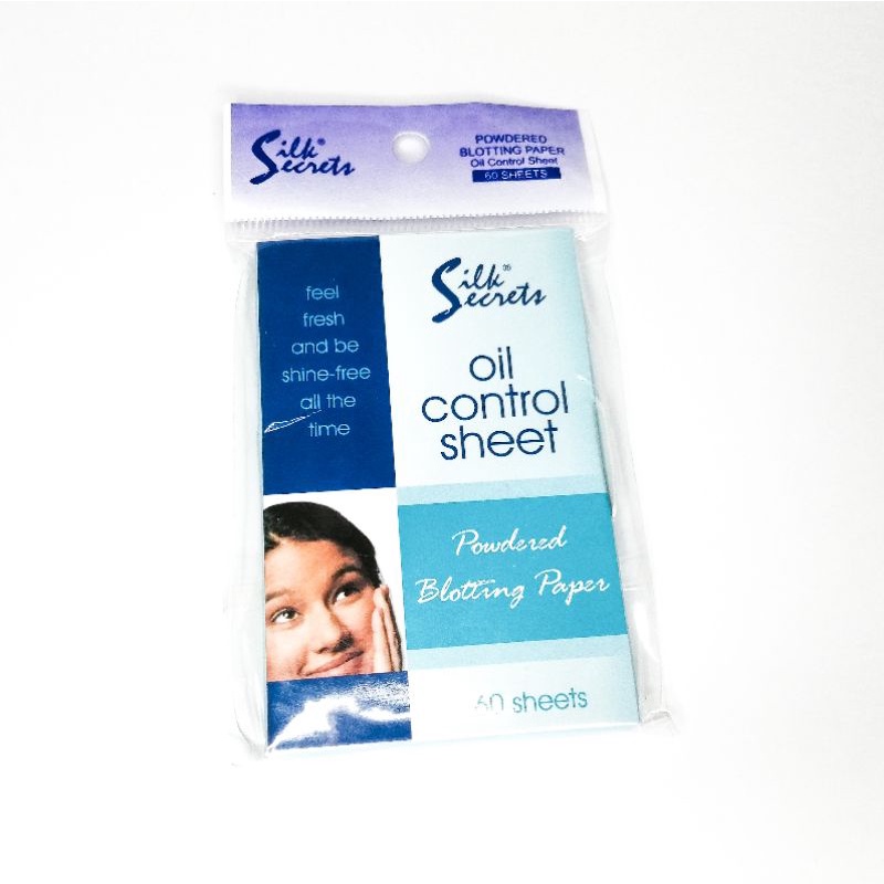Silk Secrets Oil Control Sheet Powdered Blotting Paper Shopee Philippines