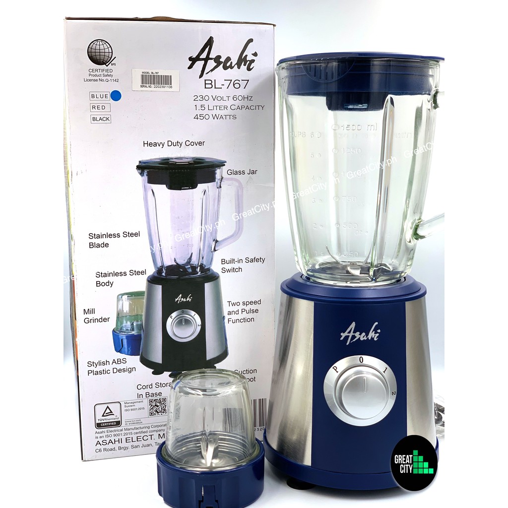 Asahi Stainless Glass Blender BL 767 Shopee Philippines