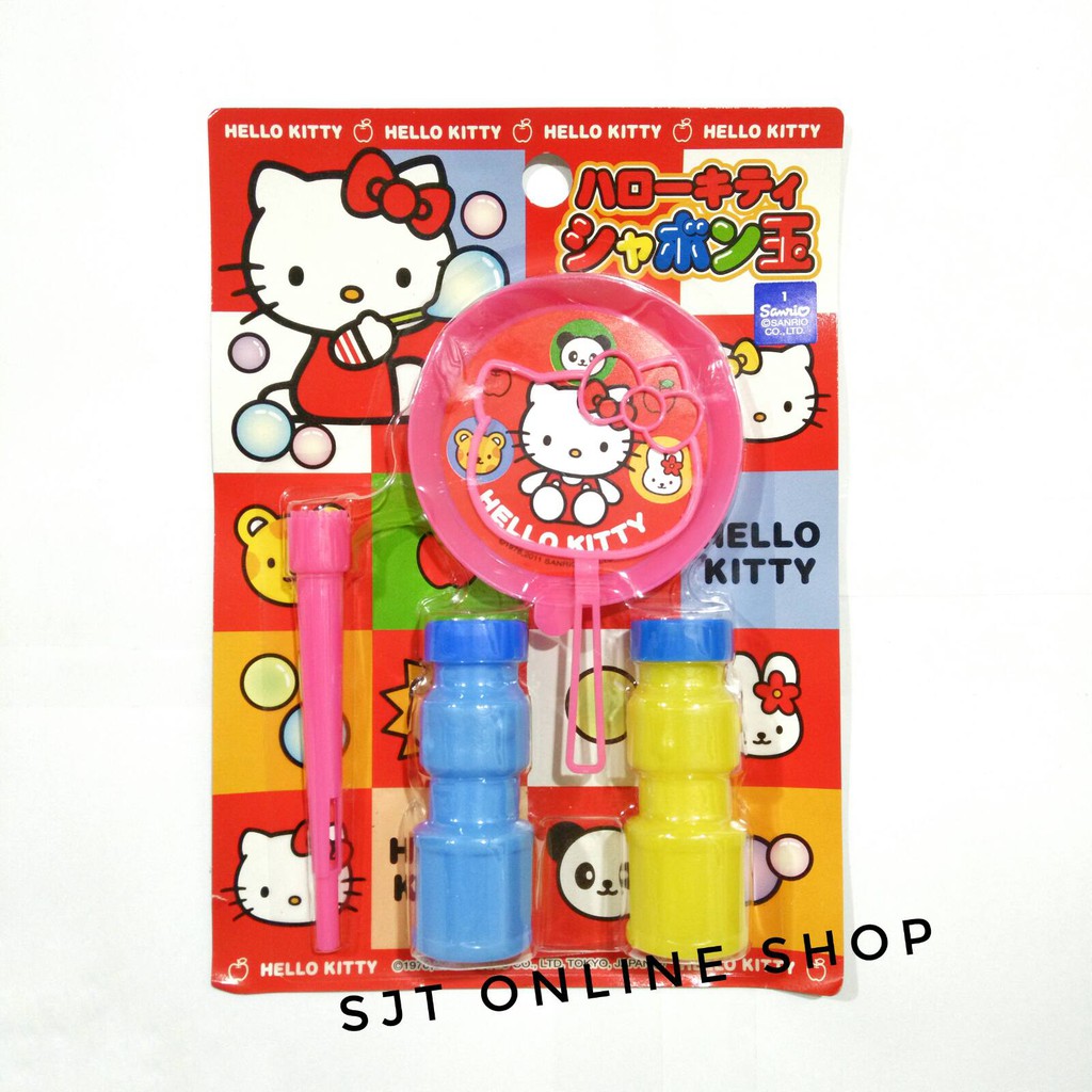 CLEARANCE SALE Hello Kitty Bubble Toy Set Shopee Philippines