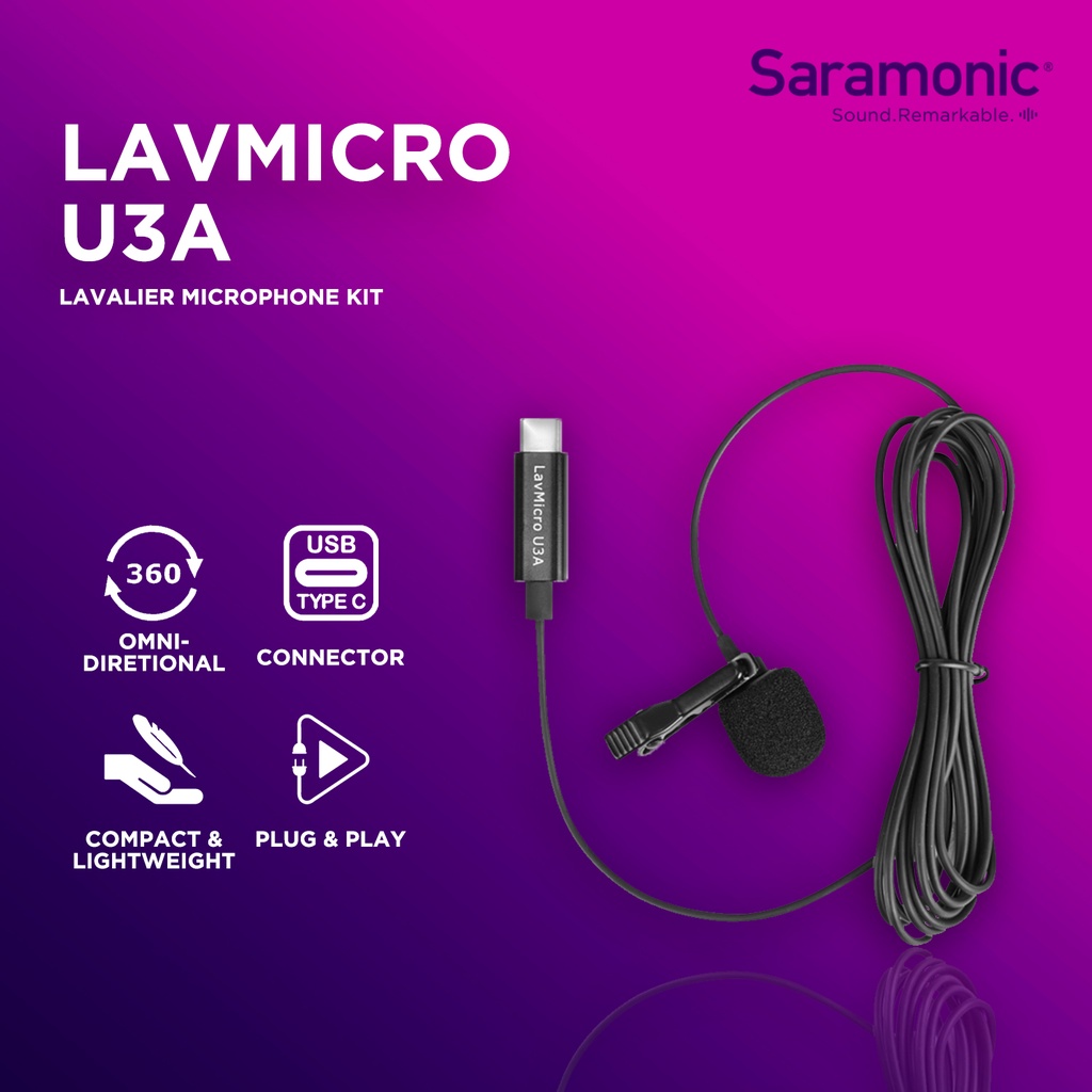 Saramonic Lavalier Microphone U3A Shopee Philippines