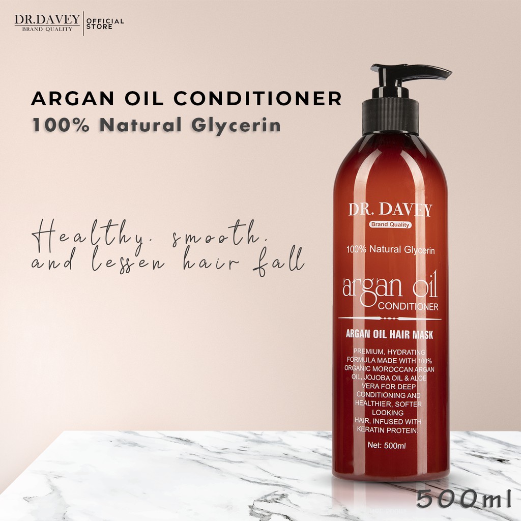 Dr. Davey Natural Glycerin Argan Oil Conditioner 500ml Deep