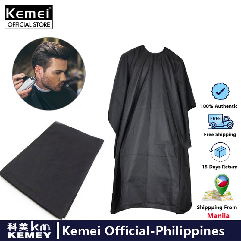 Kemei Salon Hairdressing Cape Barber Unisex Gown Cape Gown Cover Cloth