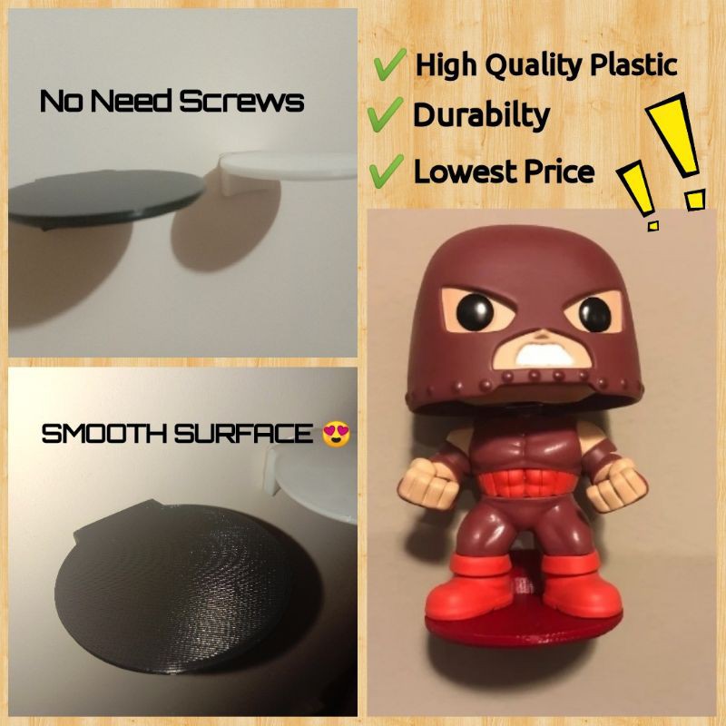 Funko Pop Wall Mount Display Stand for OOB only ( 1 Day Shipping