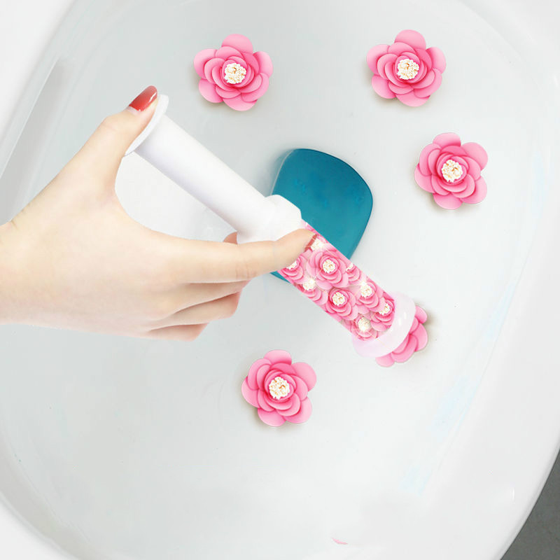 [Good Toilet Cleaning Effect]1PC High Quality Toilet Cleaner Flower Gel