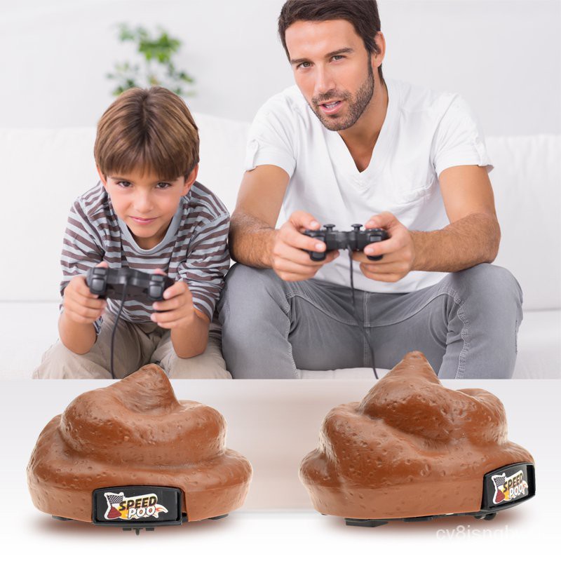 Remote Control Speed Poo for Kids Joke Prank Toys Family Games and