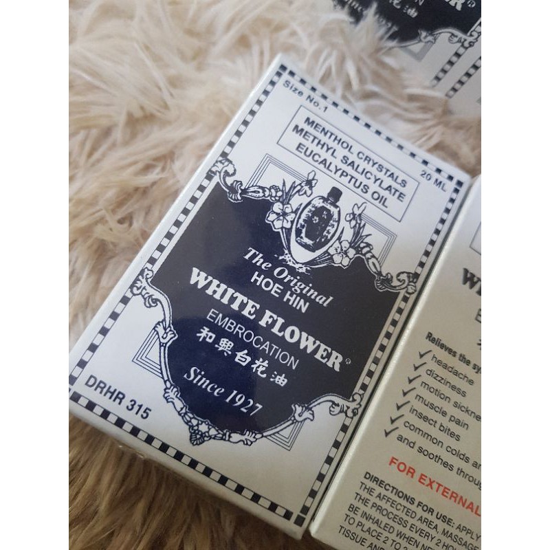 white flower embrocation 20ml Shopee Philippines