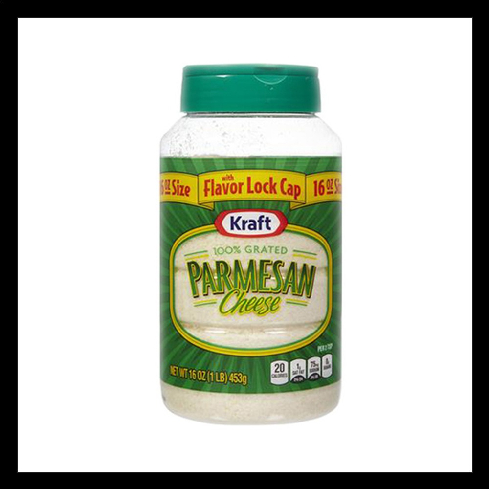 Kraft 100 Grated Parmesan Cheese 453 grams Shopee Philippines