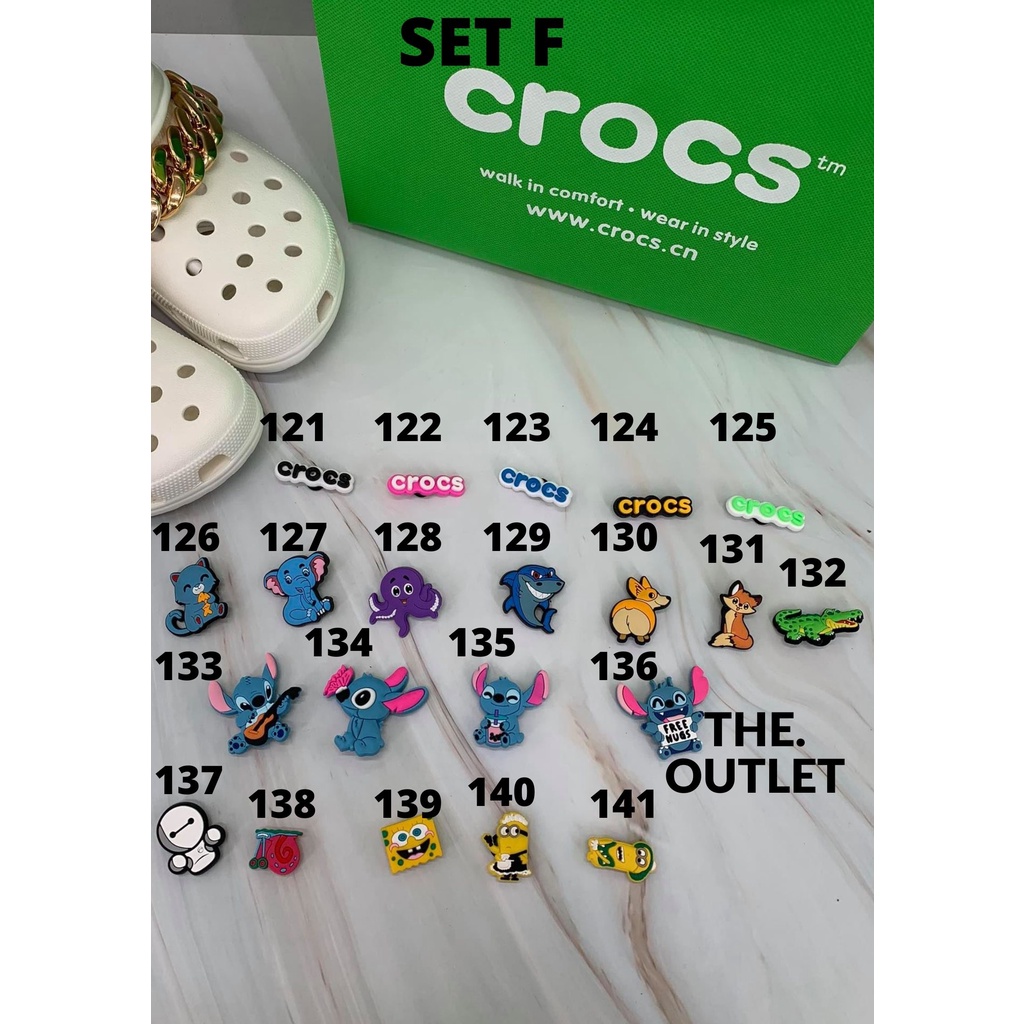 STITCH, SPONGEBOB Crocs Jibbitz charm for adults and kids for all ages