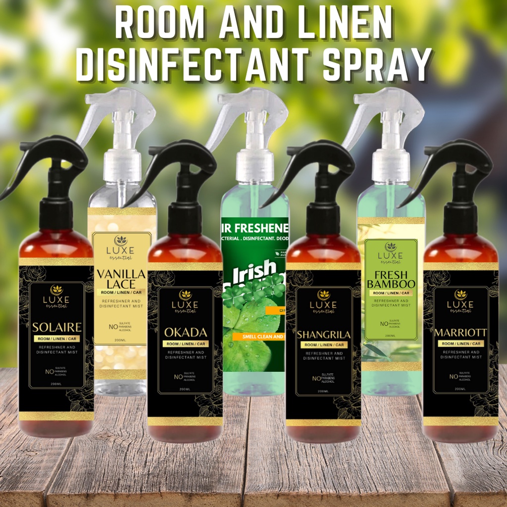 100ml Luxe Essential Hotel Scent Fragrance Room Linen Disinfectant