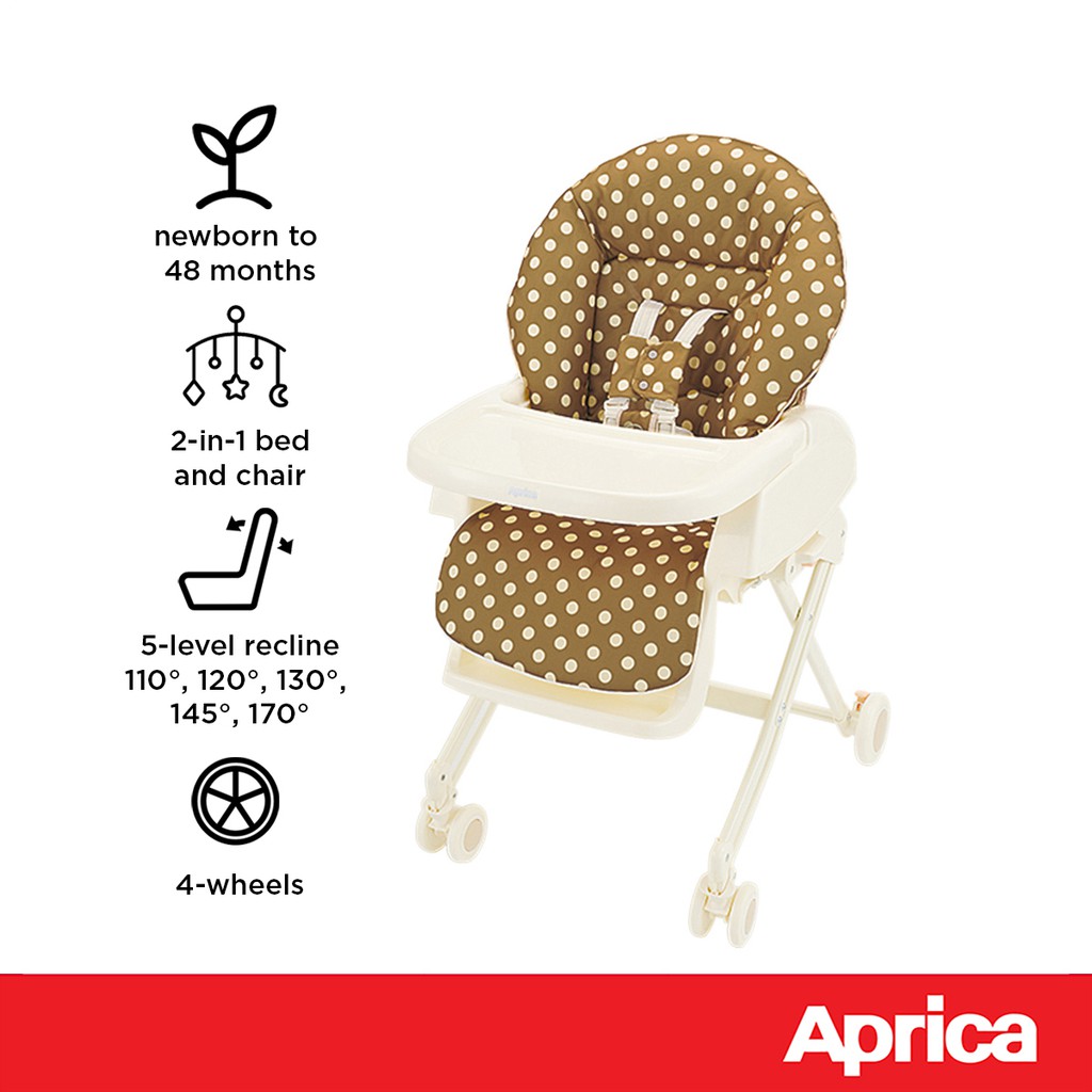Aprica Nemyu 048m Rocker/Bed & High Chair Shopee Philippines